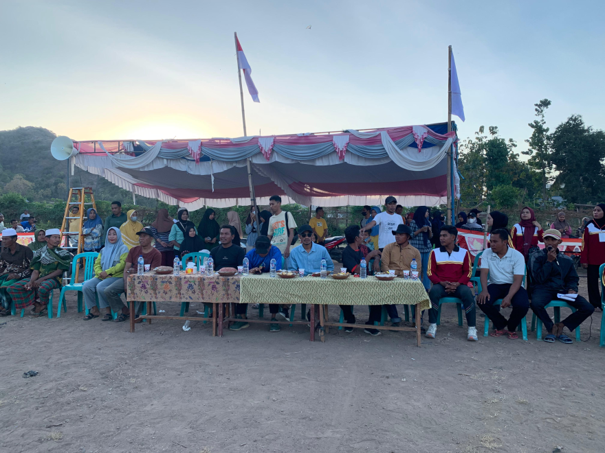 PEMBUKAAN KEGIATAN LOMBA DALAM RANGKA MERAYAKAN HUT RI KE-80 TINGKAT DESA SANGGA KECAMATAN LAMBU KABUPATEN BIMA